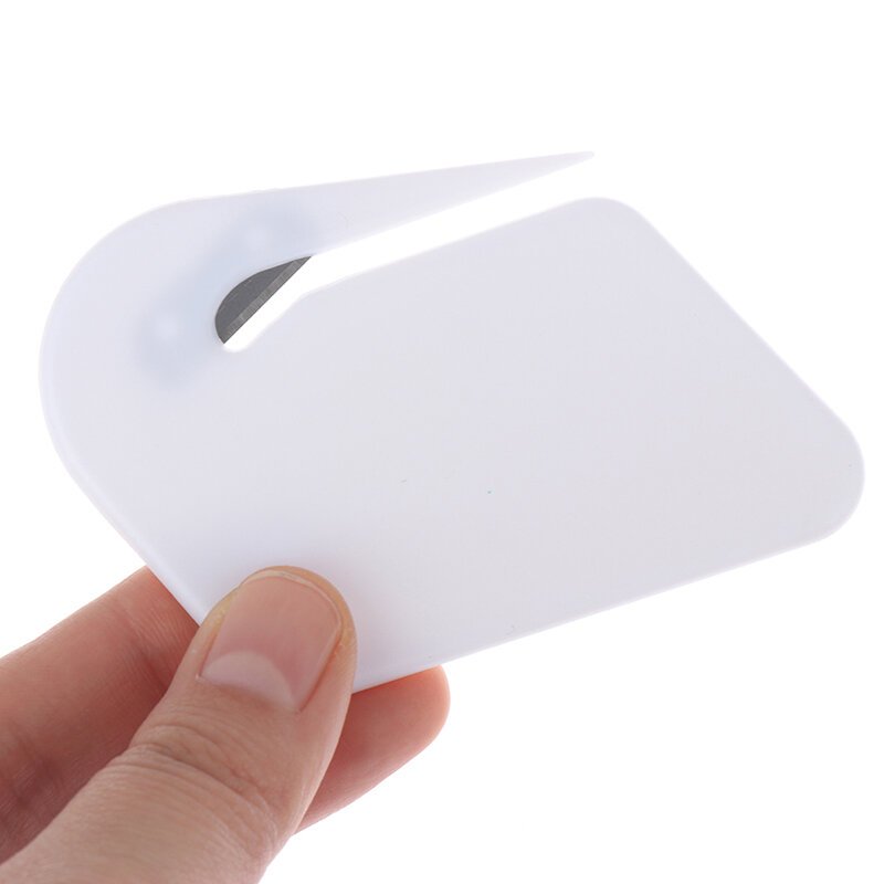 1Pc Kunststoff Mini Brief Messer Mail Umschlag Opener Sicherheit Papier Bewacht Cutter Hohe Qualität Neue Ankunft 2021