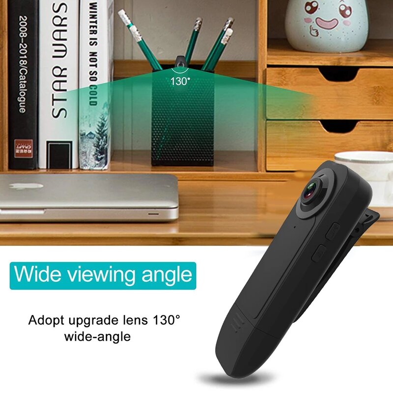 A18 Mini Camera HD 1080P Pen Pocket Body Cop Cam Micro Video Recorder Night Vision Motion Detection Small Security Camcorder