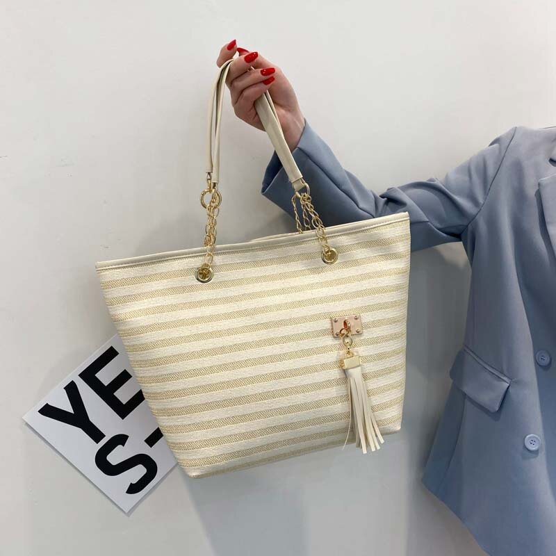 Tre piselli borse da stilista per donna borse Tote borsa a tracolla Shopping borsa di paglia