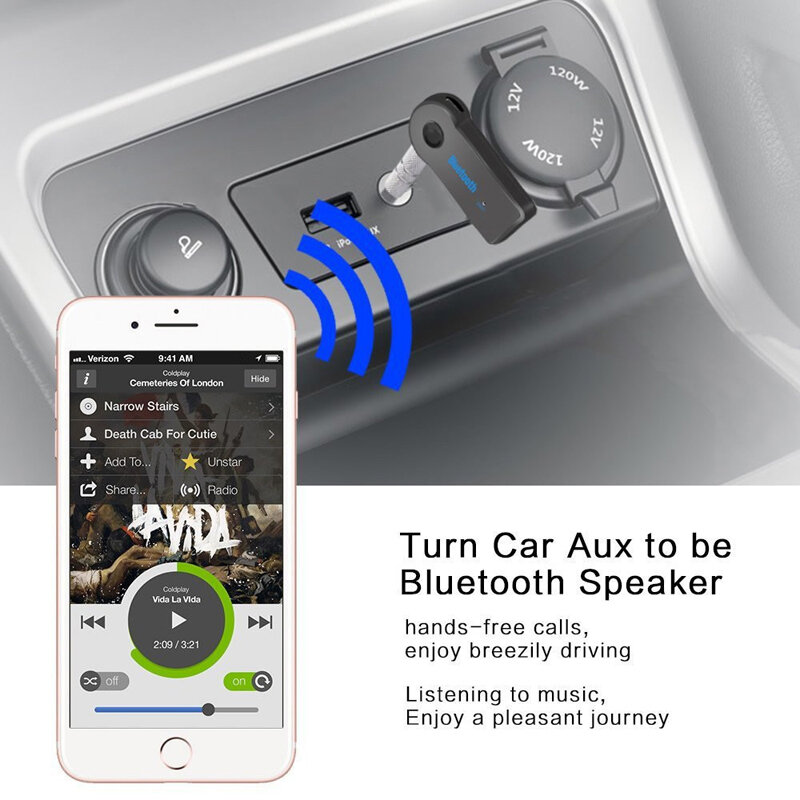 Bluetooth Receiver 5.0 AptX LL 3.5Mm AUX Jack Audio Adaptor Nirkabel untuk Mobil PC Headphone Mic 3.5 Bluetooth 5.0 reseptor