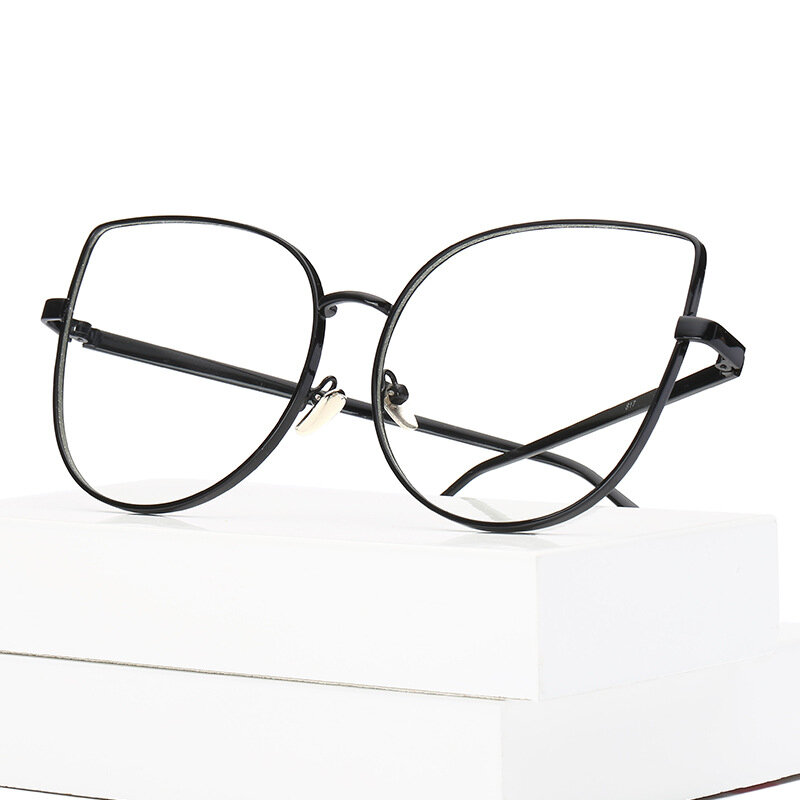 LONSY-نظارات عين القط للرجال والنساء ، نظارات الكمبيوتر الرجعية ، قصر النظر