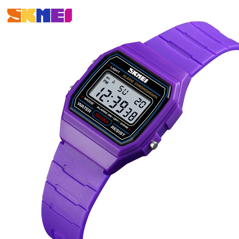 Skmei ニューキッズ腕時計防水スポーツスタイル腕時計ウィークアラーム時計発光デジタルレロジオ腕時計子供腕時計 1460
