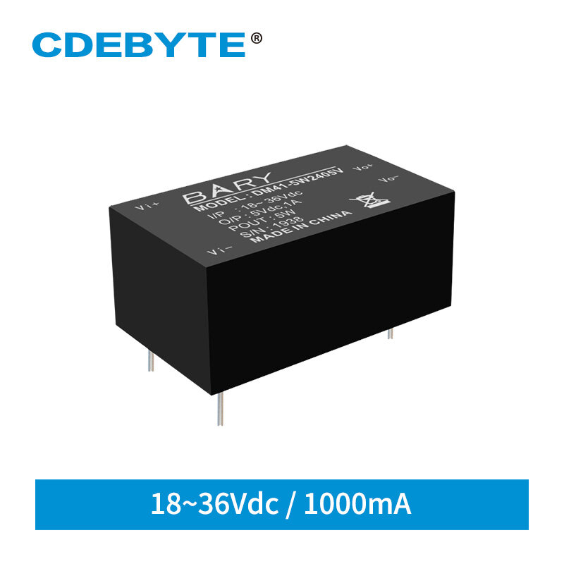 DM41-5W2405V 5W DC-DC Isolated Buck Power Supply Module 18-36Vdc Wide Voltage DIP Ultra-small Volume