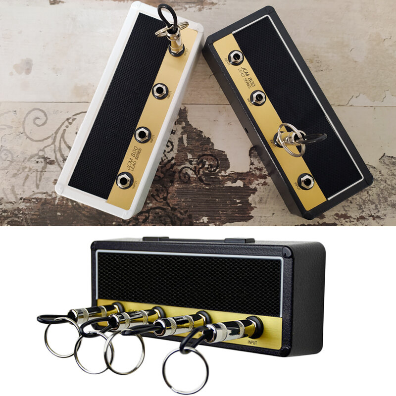 Estante de almacenamiento de llaves, soporte de llavero de guitarra, Jack II, estante de llaves eléctrico 2,0, amplificador Vintage, regalo estándar