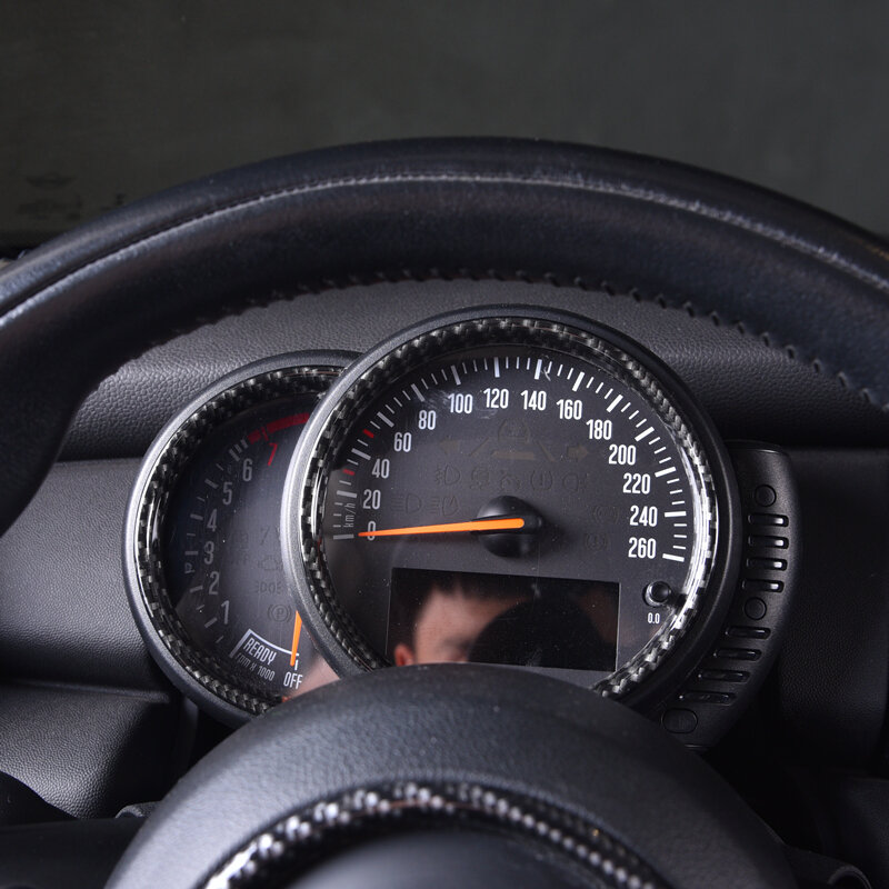 Compteur de vitesse autocollant de décoration de voiture, couverture de compteur de Tacho pour BMW MINI Cooper JCW F54 F55 F56 F57 F60