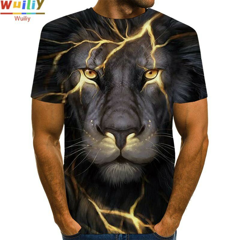 T-Shirt pour hommes, motif d'écureuil imprimé en 3D, Animal mignon et drôle