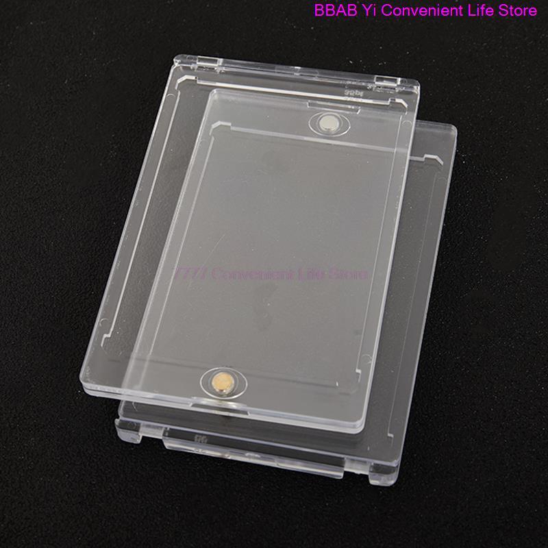 1 ultra-pro um-toque magnético 35pt uv protegido cartão holdersard acrílico transparente coleção