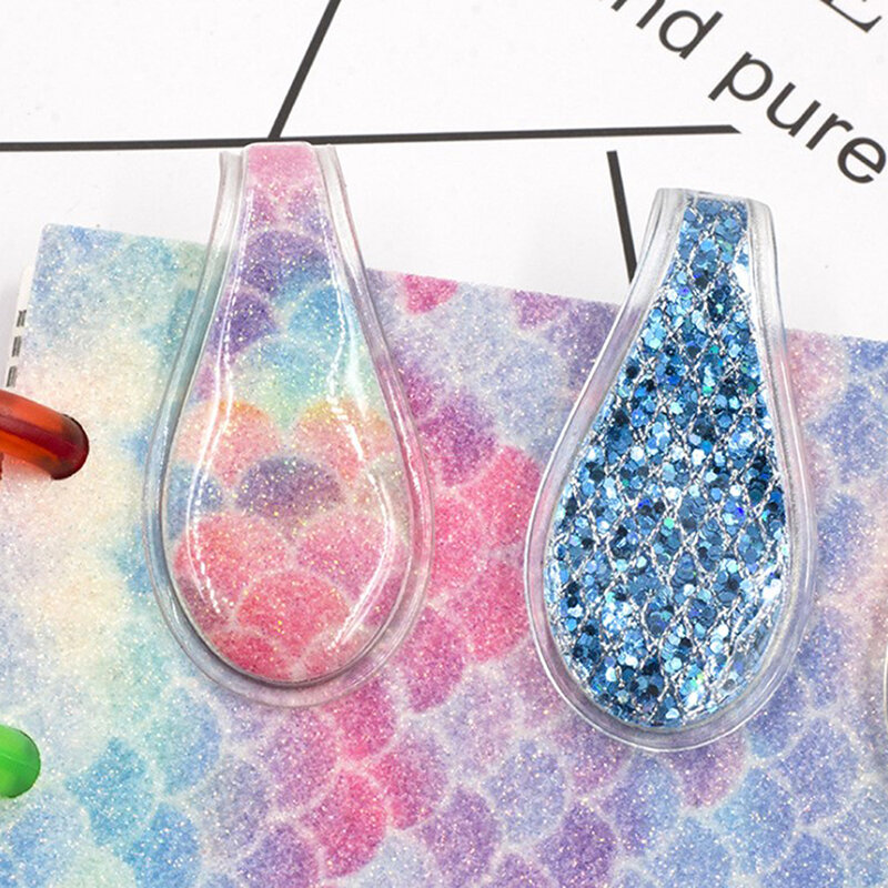 Handmade Bookmark Creative Fish-scale Sequin Magnetic Bookmark Decoration Cute Bookmarks Teacher Student Stationery Office