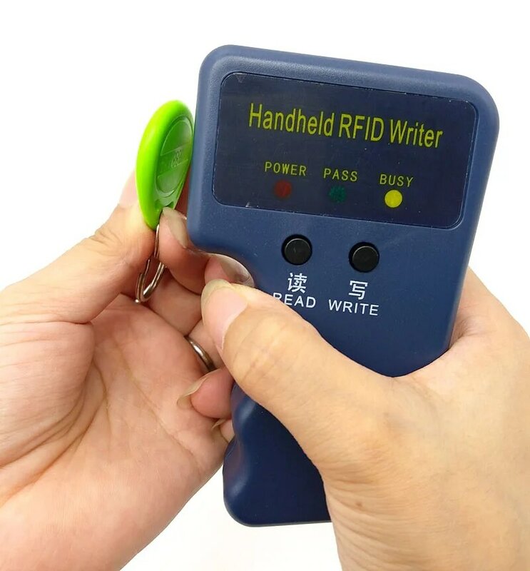 Handheld 125KHz EM4100 TK4100 RFID เครื่องถ่ายเอกสาร Duplicator Programmer Reader + 5Pcs EM4305 T5577 Rewritable Keyfobs หมวดหมู่