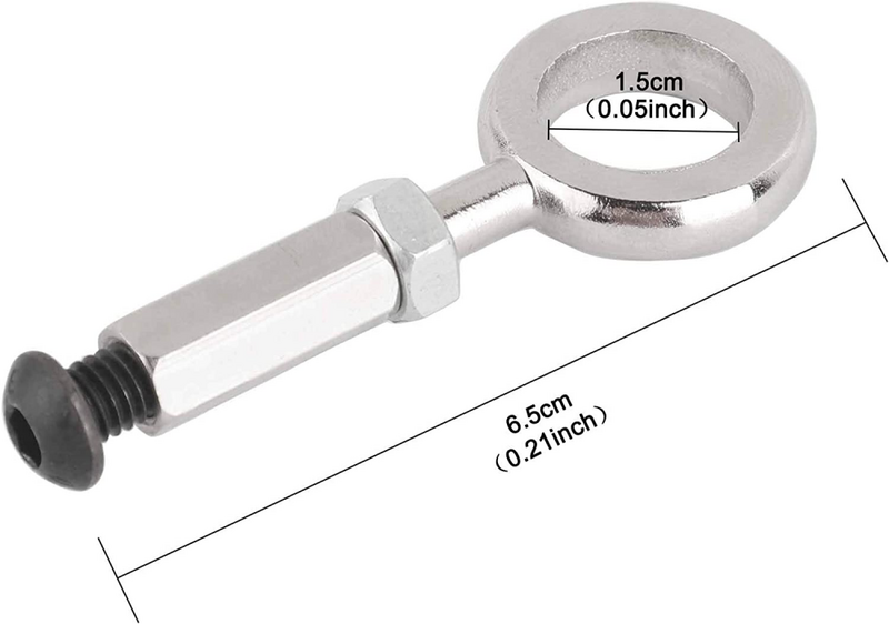Tornillo de bloqueo de eje duradero, llave plegable de anillo de tracción de acero inoxidable para Xiaomi Mijia M365, accesorios para Scooter Eléctrico