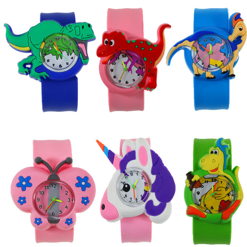Relógios esportivos para crianças, 30 tipos de animais de desenho animado com aba de tigre, relógios para crianças para meninos, meninas, bebês, presente de natal, relógio de brinquedo