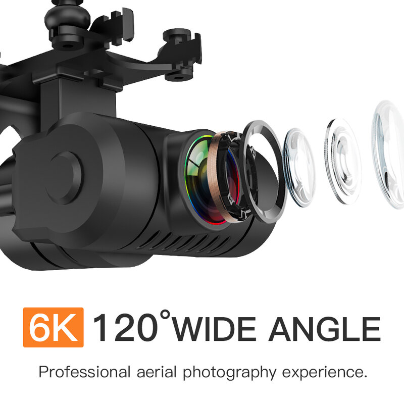 KF102 드론, 6K HD 카메라, 8K 브러시리스 모터, GPS, 1200m 이미지 전송, 접이식 쿼드콥터, RC Eders VE58, 2021 년 신제품