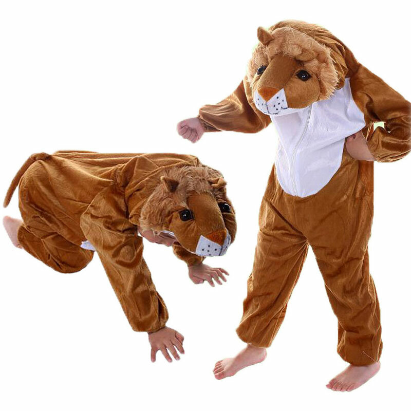 Umorden bambini bambini Costume animale Cosplay dinosauro tigre elefante Halloween animali costumi tuta per ragazzo ragazza