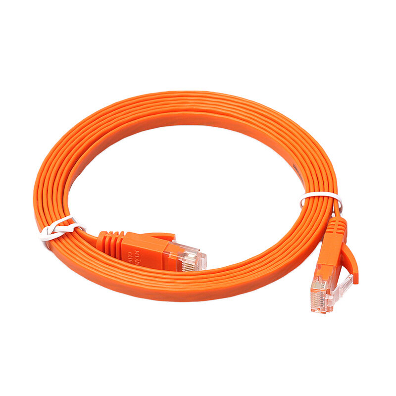 Ethernet CAT6 Internet Netzwerk Flache Kabel Cord Patch Blei RJ45 Für PC Router