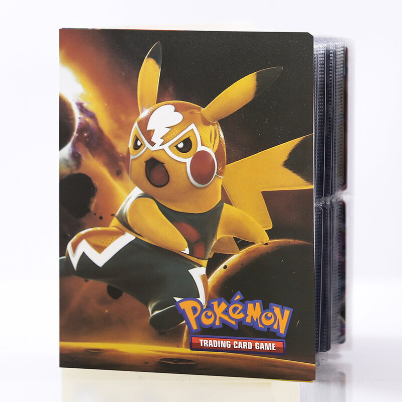 240Pcs คอลเลกชัน Pokemon การ์ดอัลบั้มหนังสือตัวละครเกมแผนที่ Binder โฟลเดอร์ Top โหลดรายการของเล่นคริสต์มาสของขวัญเด็ก