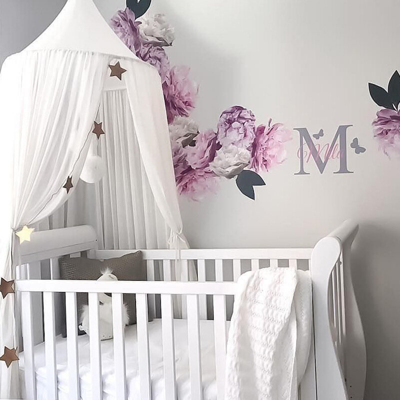 Carpa colgante para cama de cuna, mosquitera, decoración para habitación de bebé y niña, carpa para cama de niño, cortina para cama de yurta