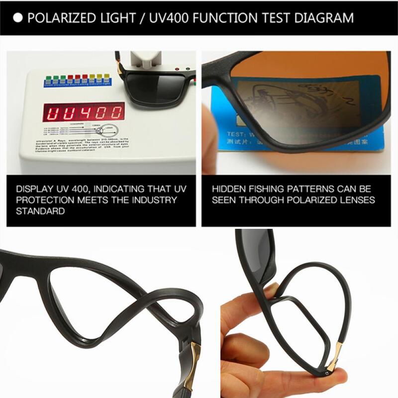 Gafas de sol polarizadas para hombre y mujer, lentes de sol a la moda para pesca y deportes al aire libre, de viaje, 2021