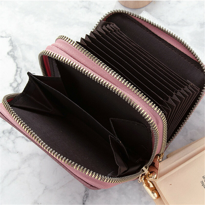 2021 New Women's Wallets Woman Zipper Mini Coin Purse Ladies Small Wallet Card Holder Large-capacity Zipper Student Coin Purse