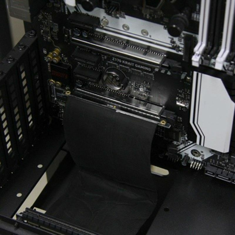 عالية السرعة بطاقات الرسومات الكمبيوتر PCI اكسبرس موصل كابل الناهض بطاقة PCI-E 16X مرنة ملحق تمديد كابلات مهايئ منفذ