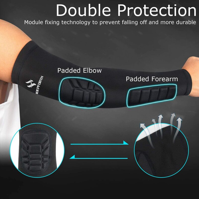 NEENCA 1 Piece Arm Sleeves Bicycle Sleeves Sport Protective Gear Arm Guard MTB Bike Safety Crash Proof Basketball Elbow Warmer