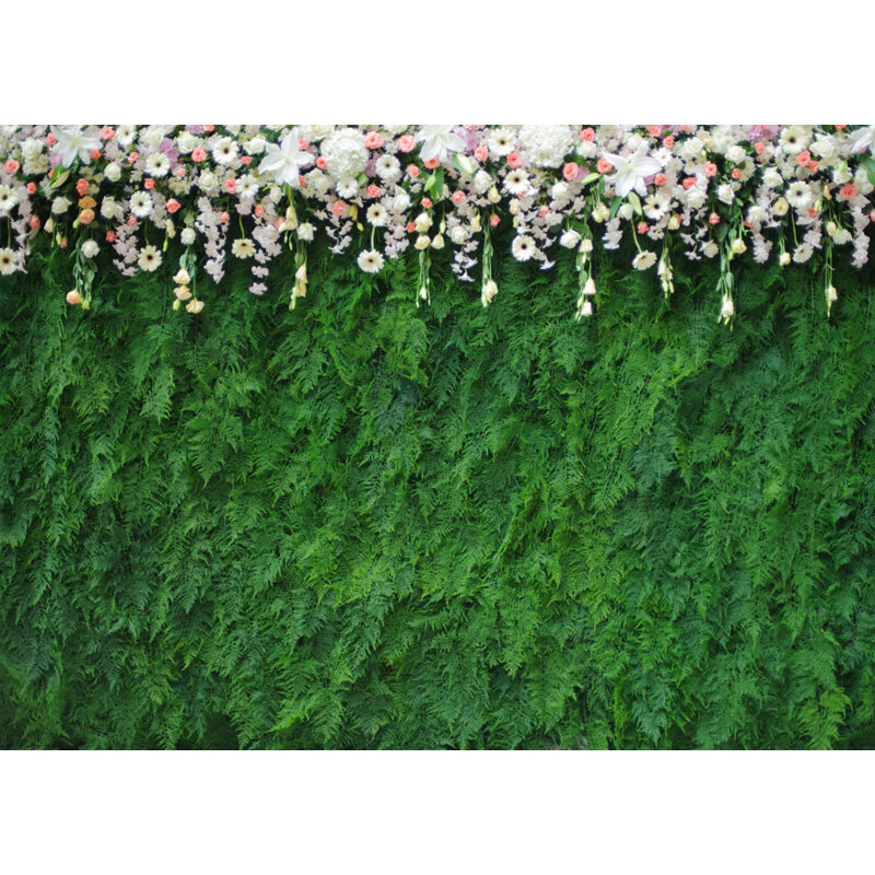 SHENGYONGBAO-Fondo de vinilo personalizado para fotografía, telón de fondo con tema de pared de flores, LCJD-158 de estudio fotográfico