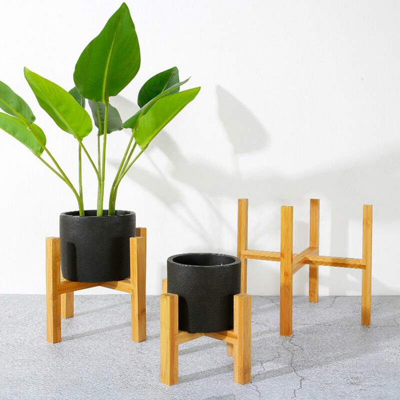 Support en bois pour plantes décoratives au sol de la maison, support T1, support de pot de fleur durable, décoration d'intérieur, présentoirs, meubles de balcon