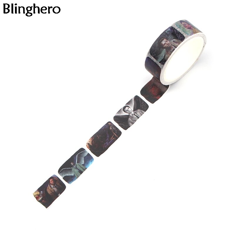 Cinta Blinghero maléfica 15mm X 5m Cool Princess Washi Tape cinta adhesiva pegatinas de papel Washi papelería cinta BH0477