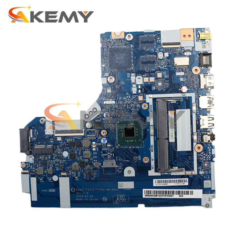 Voor Lenovo Ideapad 330-14iGM Draagbare Moederbord NM-B661 Met N4000/N4100 Cpu Getest 100% Werken
