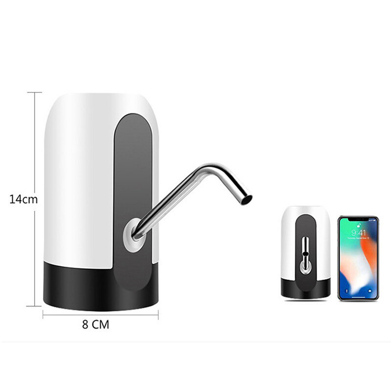 Pompa Botol Air Dispenser Air Elektrik Otomatis Pengisi Daya USB Pompa Botol Pompa Air Dispenser Minum Sakelar Otomatis
