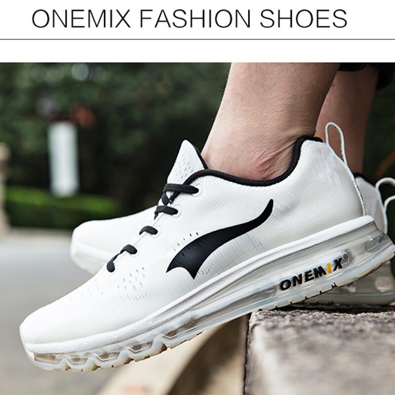 Onemix men's running shoes women sports sneakers breathable lightweight men's athletic sports shoes for outdoor walking jogging