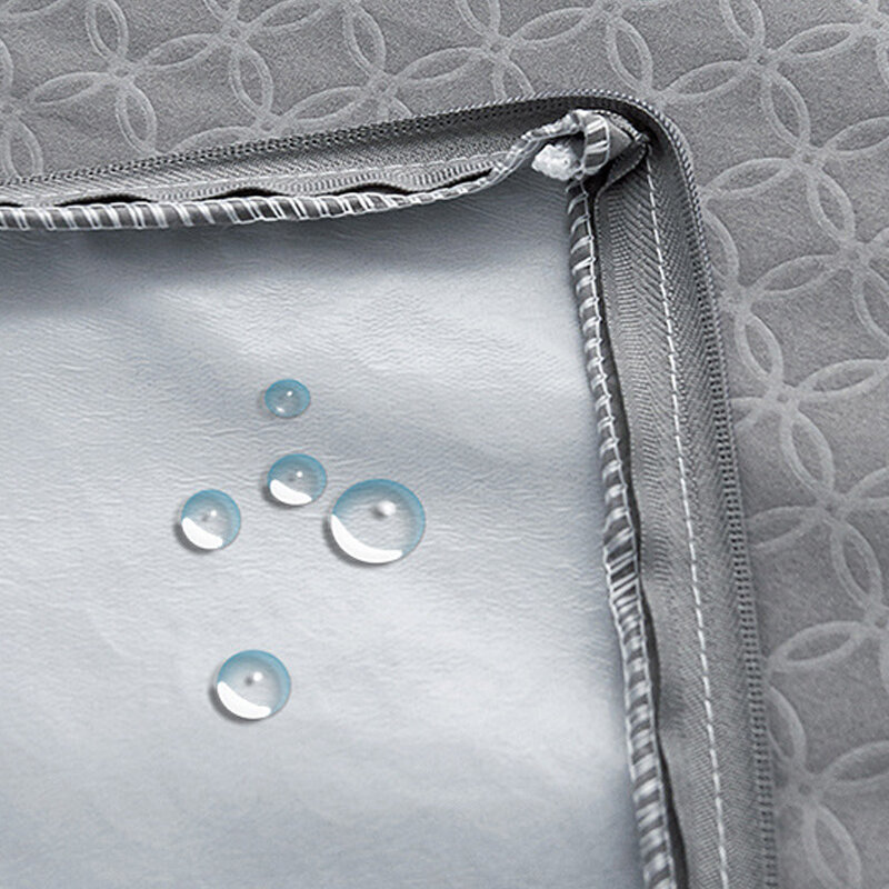 Zamek typu materac wodoodporny pokrowiec sześciokątny All-inclusive materac nawierzchniowy Queen powłoczki materac na łóżko anty-roztocza Bugs Pad