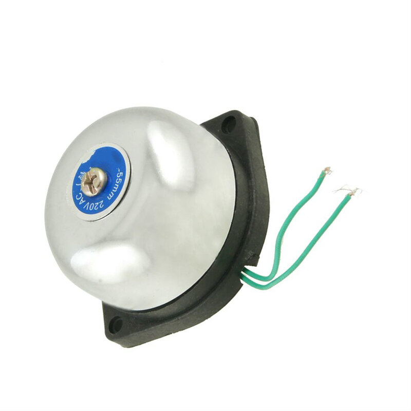 Cloche Gong électrique d'alarme incendie, diamètre 55mm, AC 220V