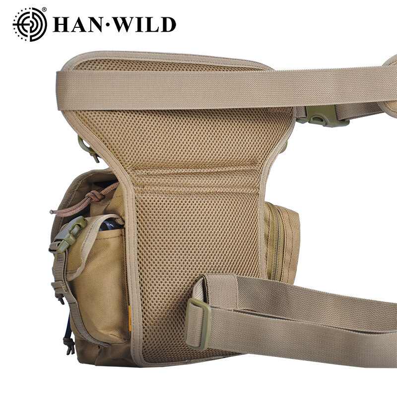 Travel Belt Bag Hiking Hunting Tool Fanny Camping Cycling Leg Bag Military 1000D Nylon Waterproof Men Tactical Waist Pack Leg