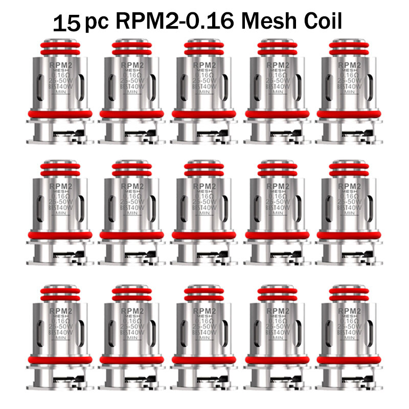 5pc Original RPM2 Mesh Spule Schoten RPM2 0,16 ohm Spule Für Nord X/Thallo/Nord 4/IPX 80 Kit Kerne