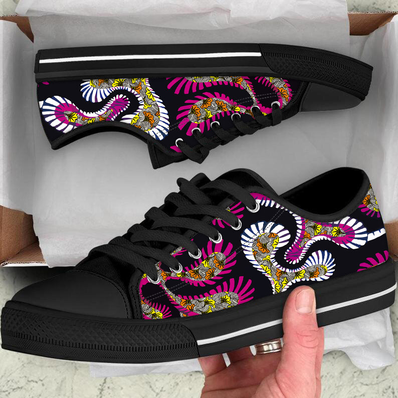 FORUDESIGNS Tribe African Floral Patten Women Low Top Canvas Shoes Lightweight Female Lace Up Sneakers Casual Spring/Autumn Shoe