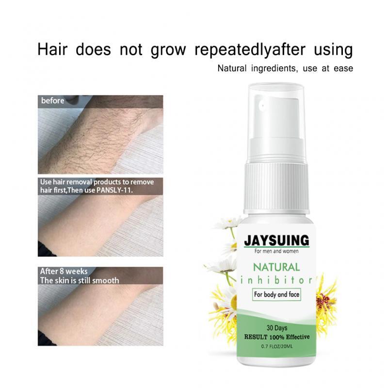 Jayprocessing poderoso depilatório creme spray cabelo do corpo depilatório barba biquíni pernas axila spray permanente indolor para a remoção do cabelo