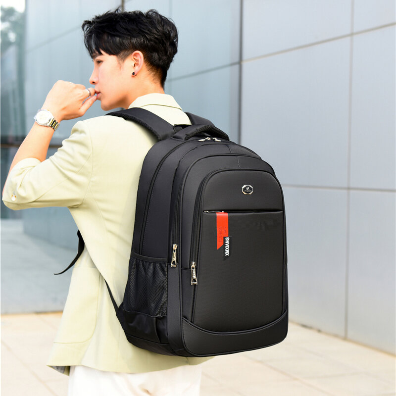 YILIAN-mochila impermeable para ordenador portátil de 17 pulgadas para hombre y mujer, de viaje con carga USB morral, Oxford, Vintage, escolar, 2021