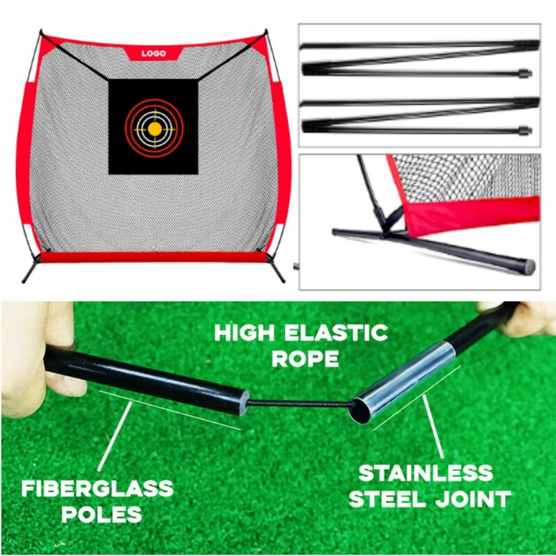 Nova prática de golfe net bater gaiola ao ar livre rede de golfe indoor bater net golfe balanço net de corte de golfe net golfe driving range