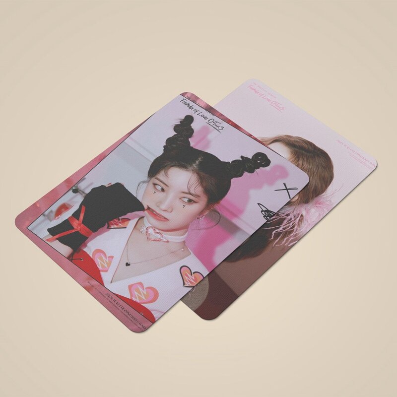 54ピース/セットKpop 2アルバムFaste of loveo t = 3 LomCard hdプリント写真カード,ファンコレクション用の小さなアルバム