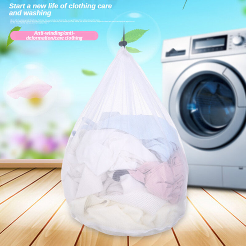 세탁기 가방 세탁 메쉬 큰 의류 더러운 양말 속옷 그물 브래지어 주최자 컨테이너 대형 세트 여행 제품