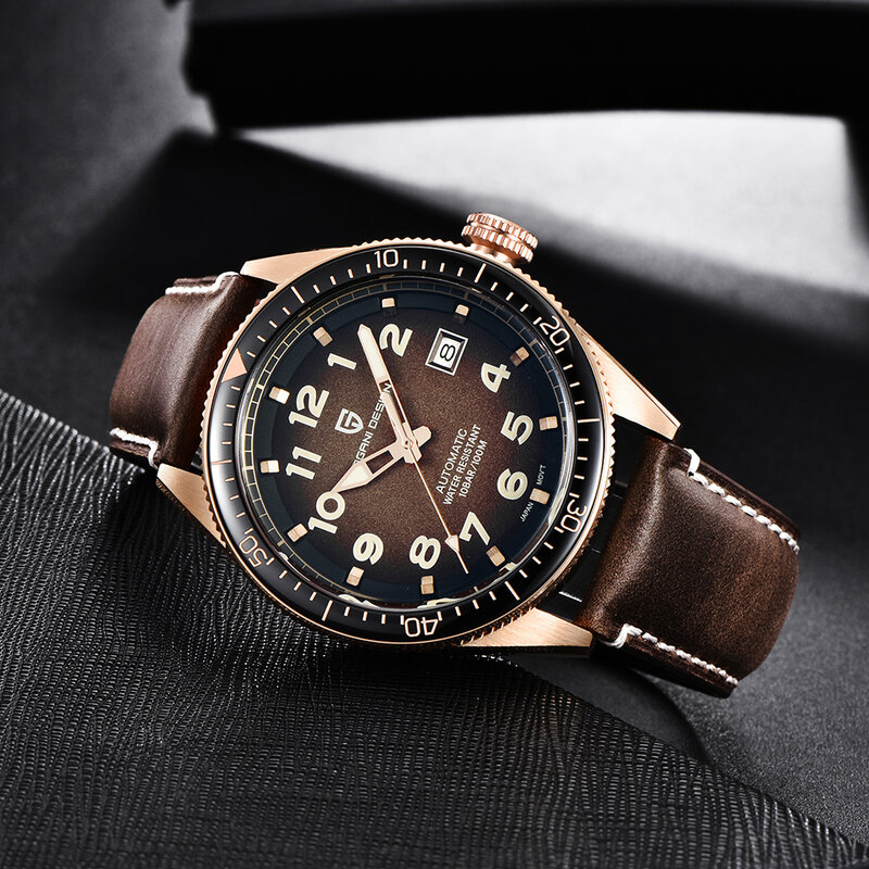Pagani design automático relógios mecânicos mergulhador esporte 200m marca de luxo relógios masculinos negócios relógio de pulso masculino relogio