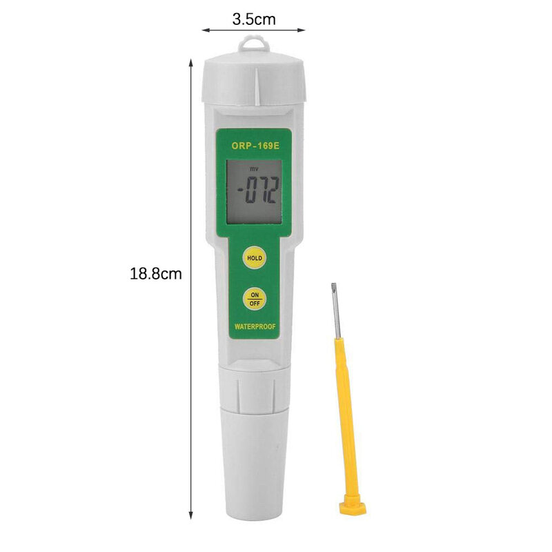 Draagbare Water Kwaliteit Analyzer Orp Tester Waterdicht Water Monitor Meter Afneembare Digitale Pen Tester Voor Aquaria Zwembad