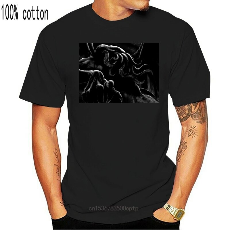 Nieuwe Cthulhu Grootheid T-shirt Wars Horror Arkham H P Miskatonic Lovecraft Dunwich Jeugd T-shirt Fashion