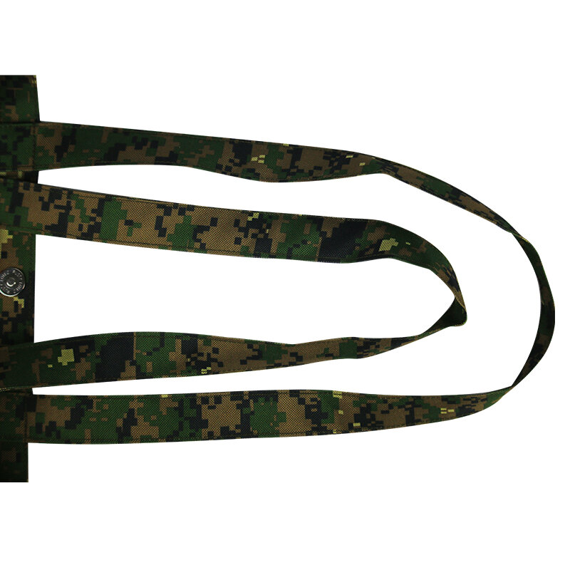 Bolsa de almacenamiento táctica militar de camuflaje verde, bolsa de zapatos de compras, bolso de hombro de gran capacidad multifuncional mejorado a mano