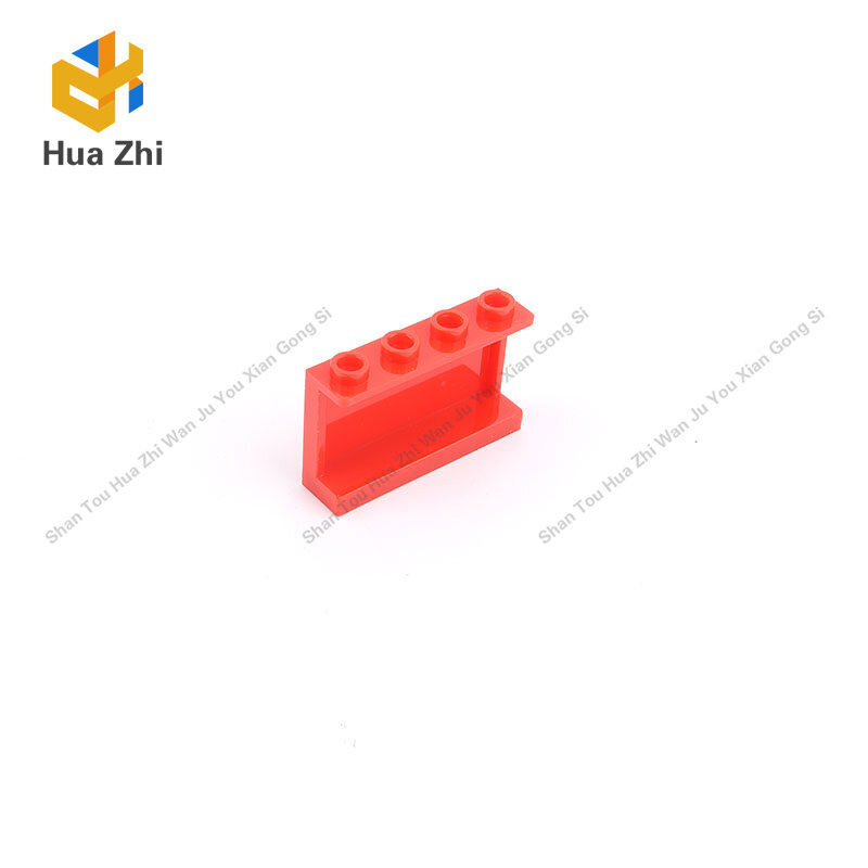10PCS 14718 Panel 1x4x2 with Side Supports-Hollow Studs Building Blocks Parts MOC  DIY Education Build Toys  Brick