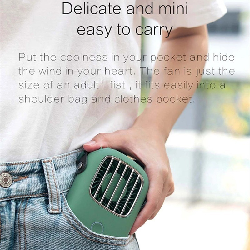 Ventilador portátil de mano para el hogar, ventilador de cuello colgante, silencioso, pequeño, para exteriores