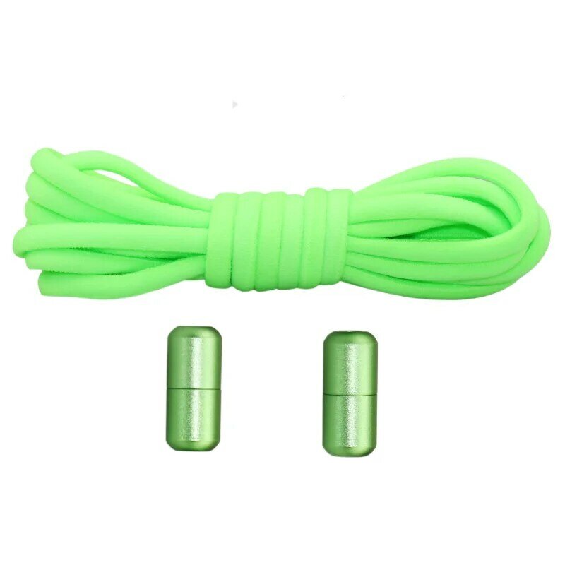No Shoelaces Elastic Semi-Circular Shoelaces Children And Adults Metal Buckle Sneakers Lazy Safe Easy Casual Shoelaces
