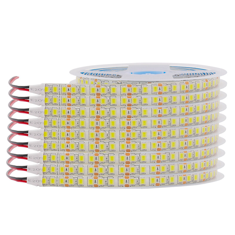 5M RGB LED Strip Light DC12V 2835 5050 5054 SMD Flexible LED Tape 60/120/240Leds Ribbon Waterproof Rope Light 3000K 4000K 6000K