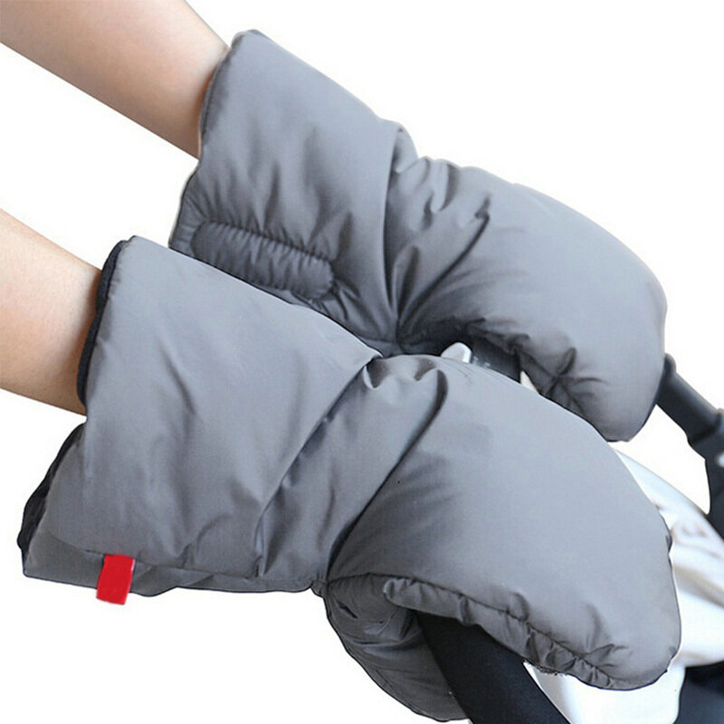 OLOEY-guantes de invierno para cochecito de bebé, protector de mano grueso y cálido para carrito de bebé, accesorios para cochecito