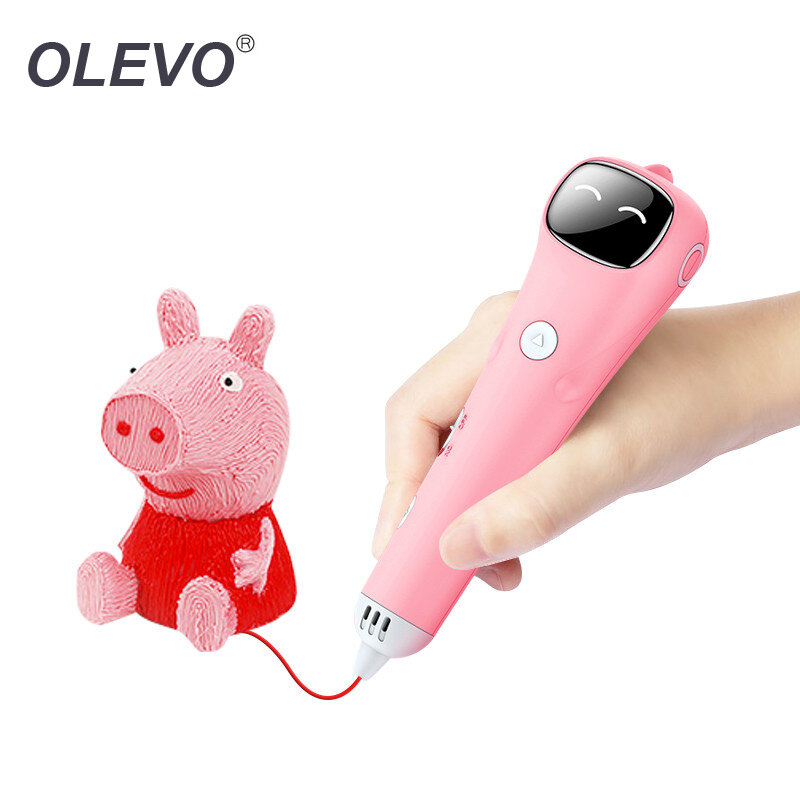 2021 New Low Temperature 3D Printing Pen Includes 20 Colors 100 Meters 1.75mm PCL Filament 3D Printer Pens For Kids Gifts
